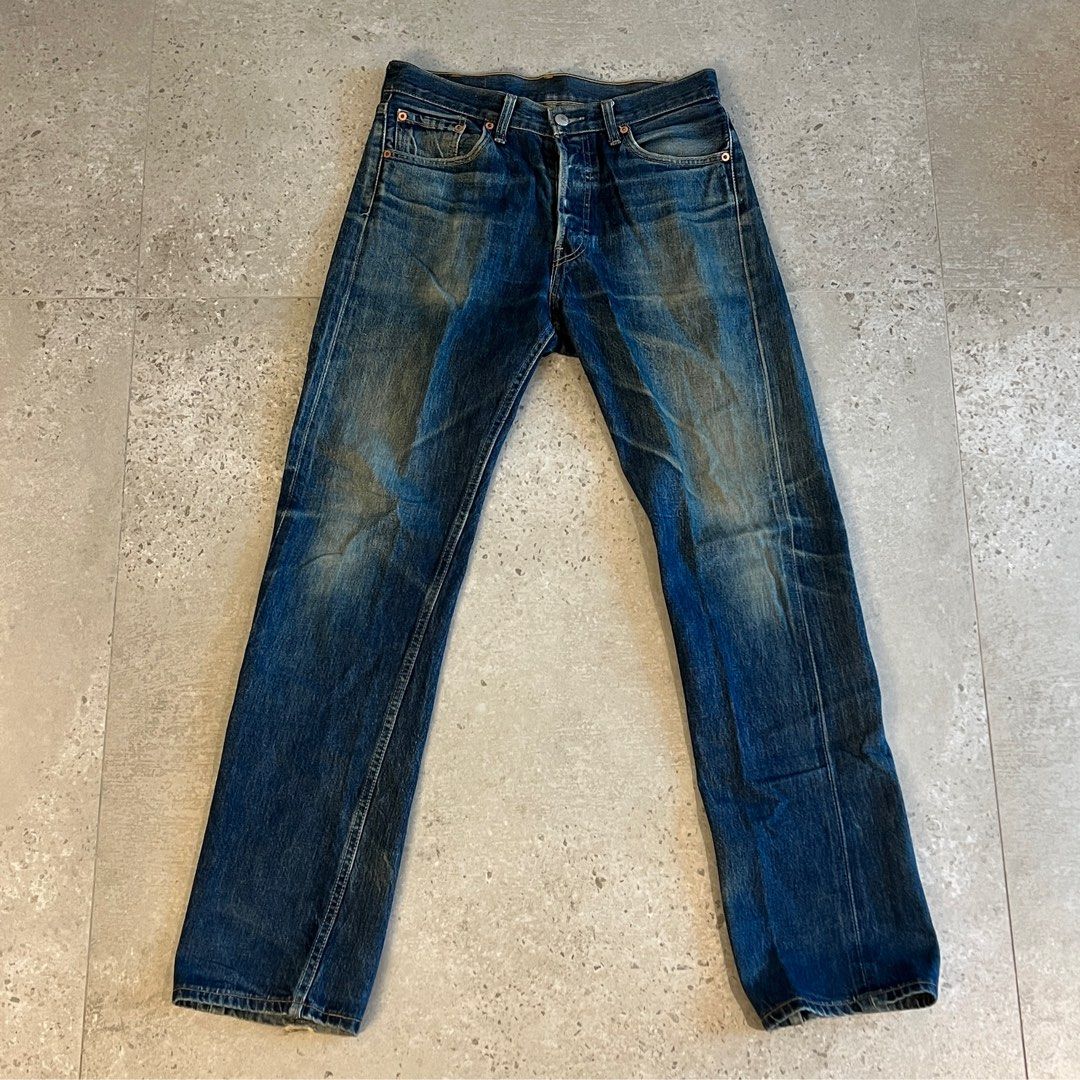 1990's Vintage Levi's 501 Jeans Blue Sz 32/31 - OOAK – Phoenix Menswear