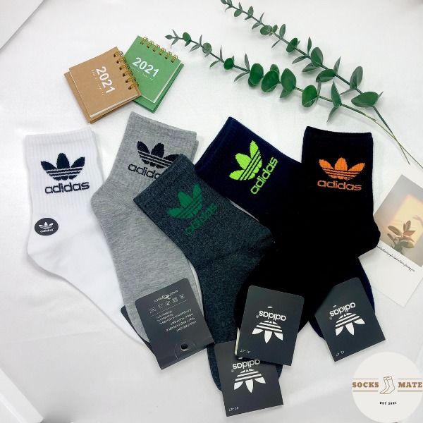 5 Pairs Men Adidas Exercise Running Sport Hipster Fashion Swag