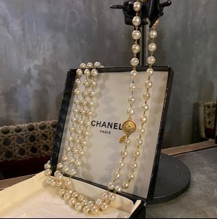 80s Chanel Vintage Gripoix Baroque Pearl Necklace  琉璃巴洛克珍珠項鍊