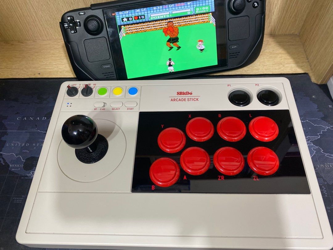 8bitdo arcade stick, Video Gaming, Video Games, Others on Carousell