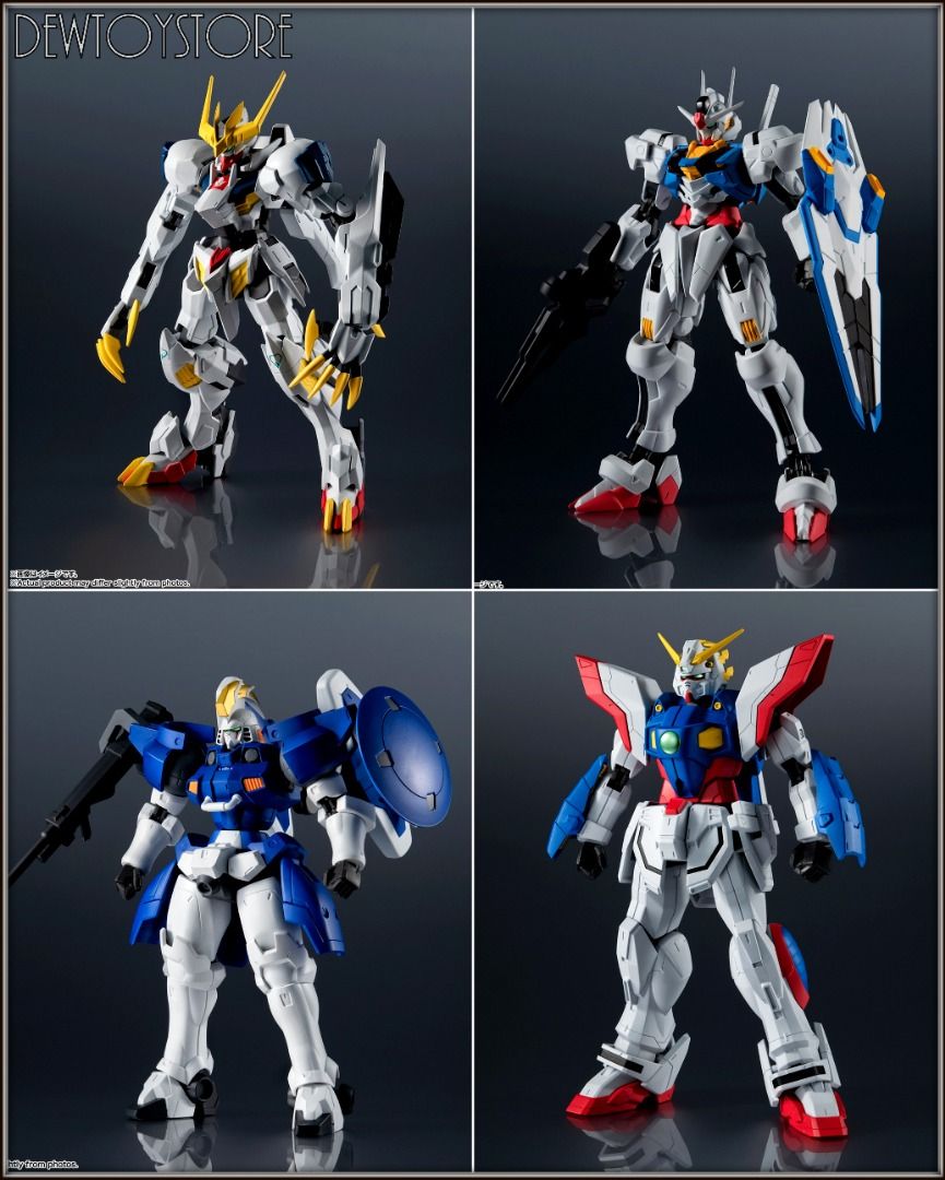 ⭐<𝙐𝙍𝙂𝙀𝙉𝙏> [𝗣𝗿𝗲-𝗼𝗿𝗱𝗲𝗿] Bandai Gundam Universe Robot Mecha  Action Figure - ASW-G-08 Gundam Barbatos Lupus Rex / XVX-016 Gundam Aerial  / GF13-017 NJ