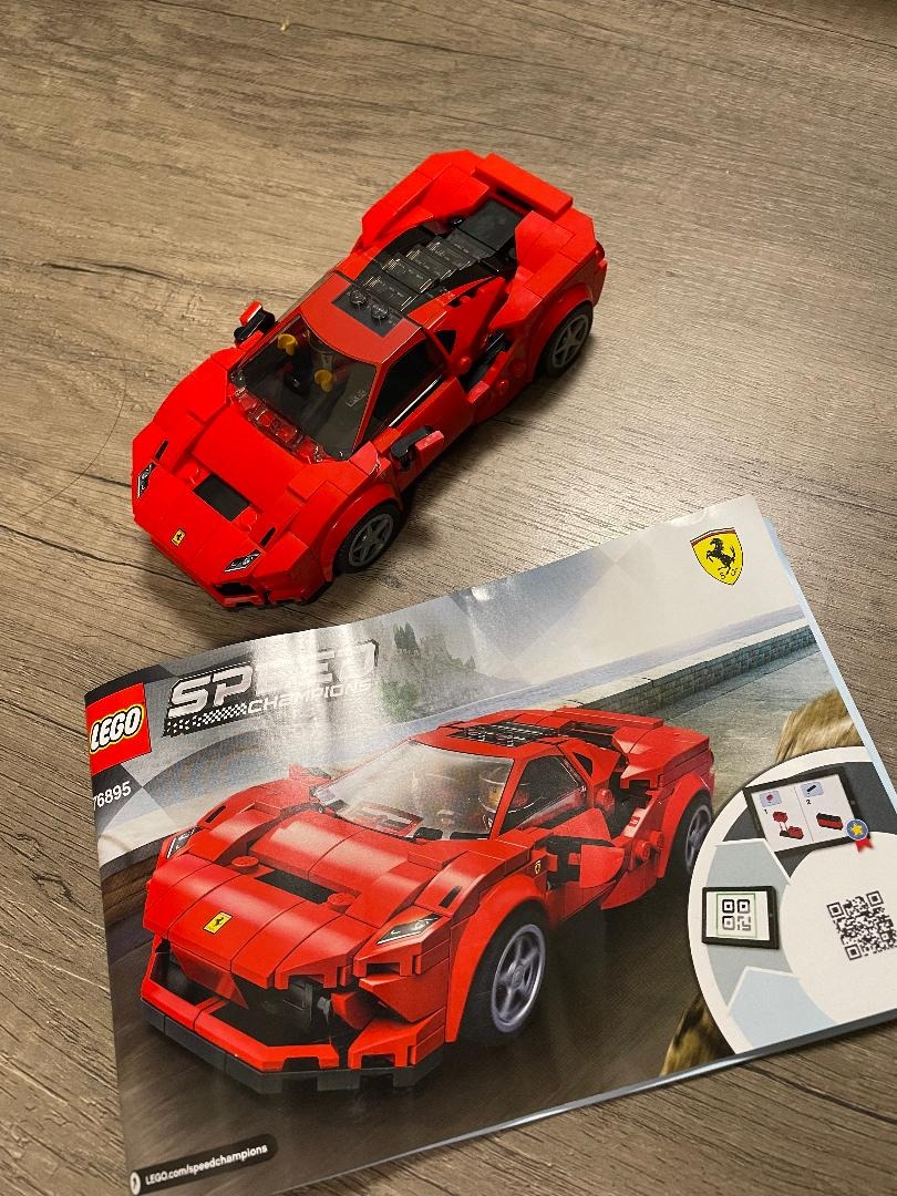 已使用 LEGO 76895 Ferrari F8 Tributo, 興趣及遊戲, 玩具 & 遊戲類 - Carousell