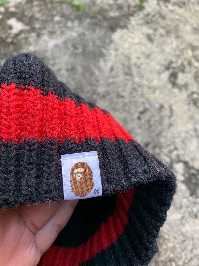 A BATHING APE BAPE BEANIE SNOW CAP Men s Fashion Watches
