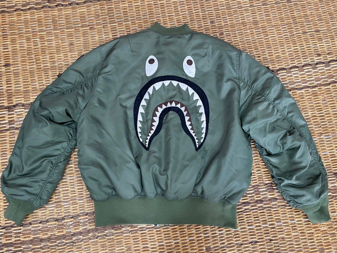 BAPE X ALPHA SHARK MA-1 JACKET XL - ジャケット・アウター