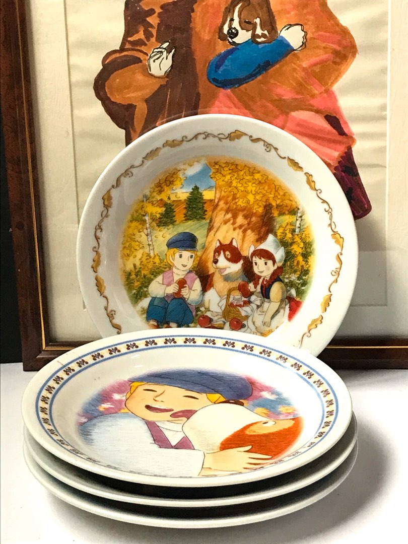 A Dog of Flanders Collectible Limited Edition Deco Plates by