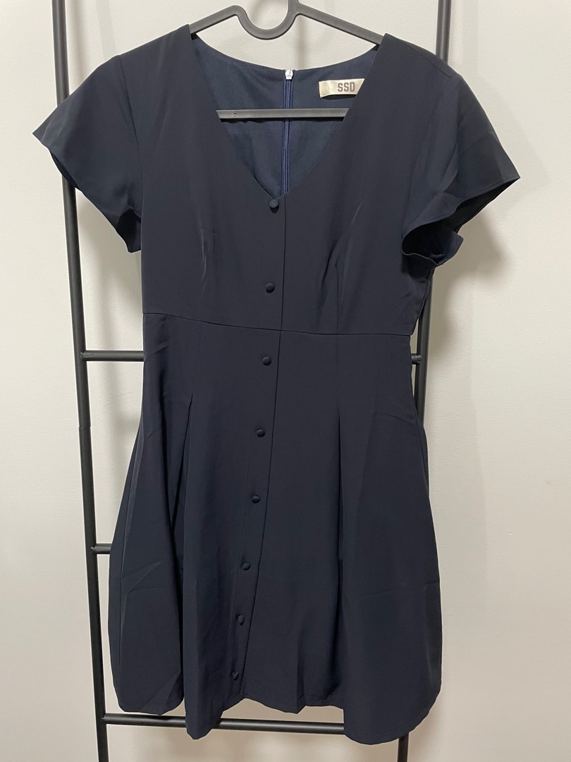 ADDIE DRESS NAVY, Women's Fashion, Dresses & Sets, Dresses on Carousell