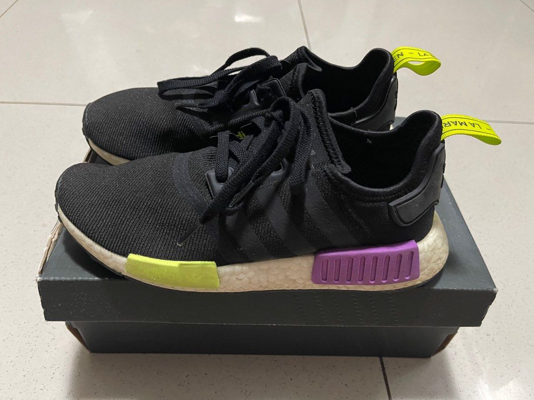 Nmd black purple green new arrivals