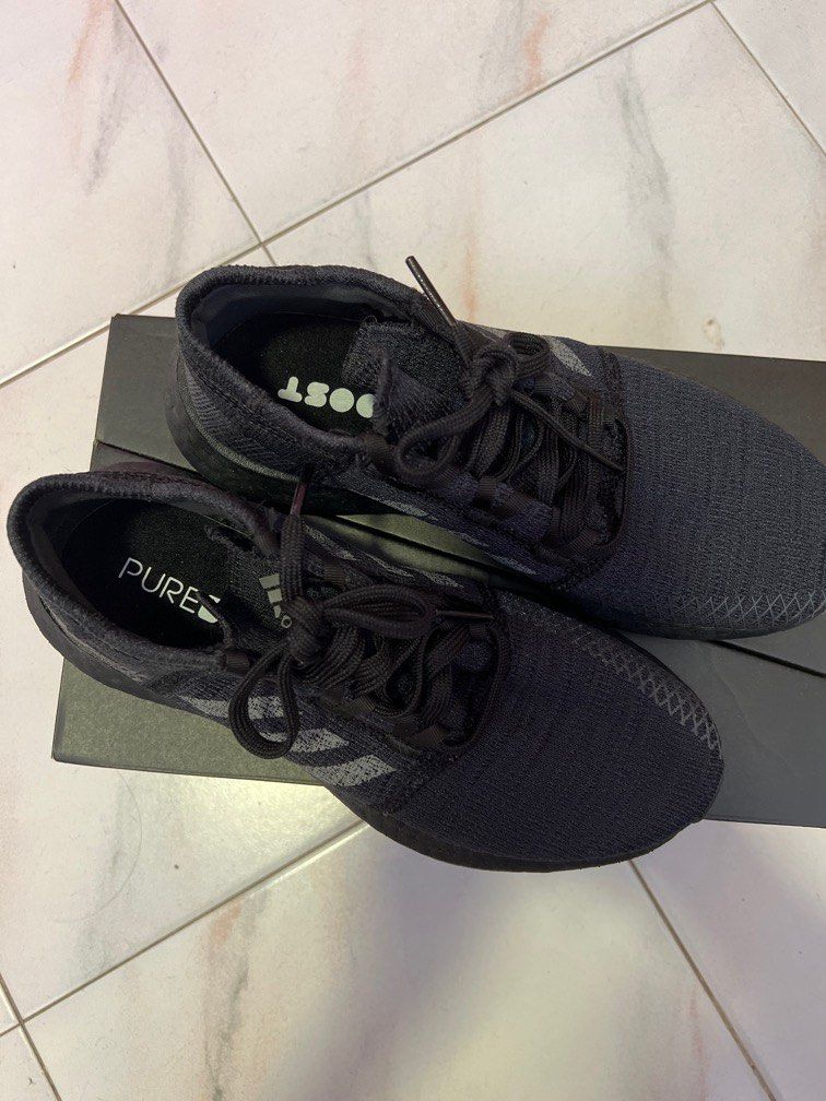 Adidas Pureboost Go Running Shoes Core Black Grey Five Carbon