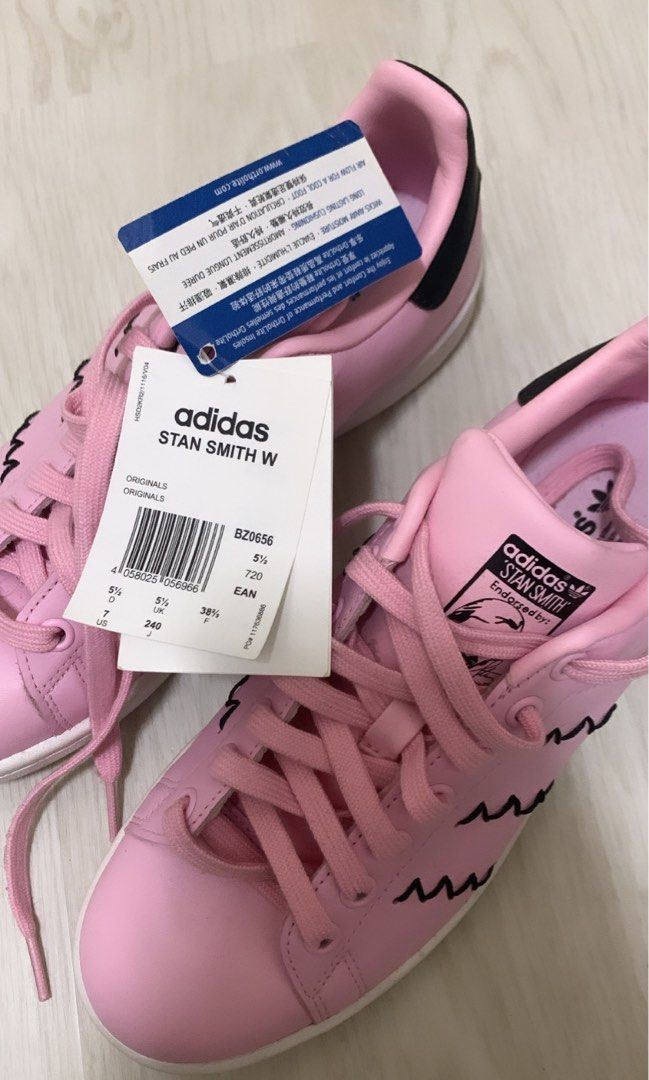 Stan smith pink on feet discount
