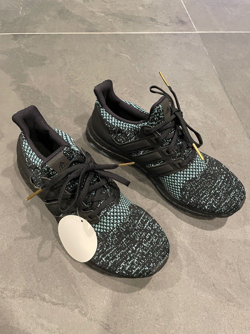 Adidas Ultraboost 4.0 Core Black True Green US 7 UK 6.5 Women s Fashion Footwear Sneakers on Carousell