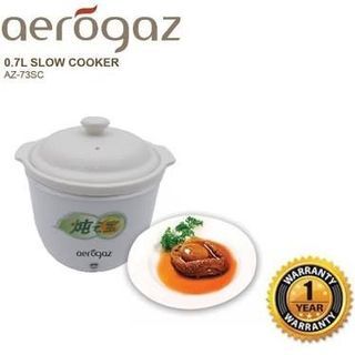 Aerogaz 0.7L mini slow cooker AZ-73SC (1yr warranty)