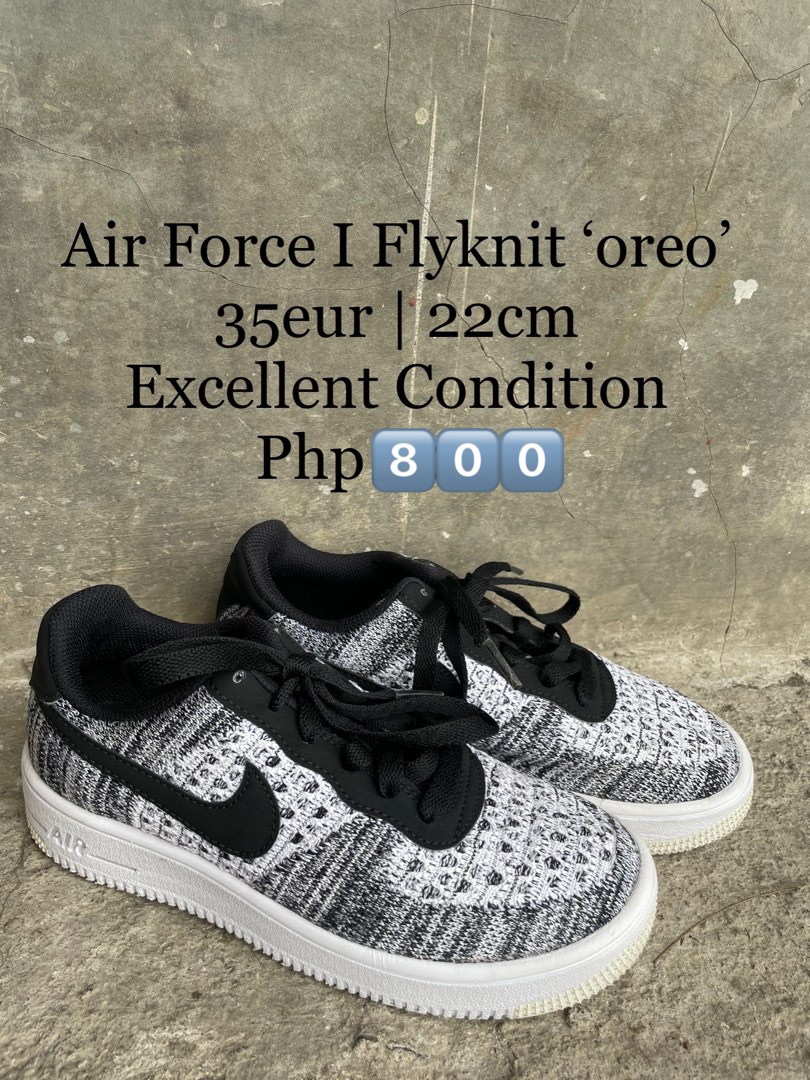 Air force flyknit oreo best sale