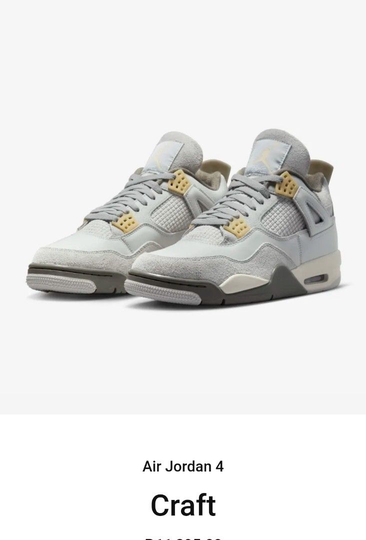Air Jordan 4 Retro Craft (Category: Sneakers) located in Manila. Submitted by brts_27 (Listing ID 1214539821, Image 1). Description: WTS : Jordan 4 Retro Craft Size 7-12US Men Brand New with receipt Pricr: 14,500.00 Free Shipping Location: Santa Ana Manila / Binondo Manila.