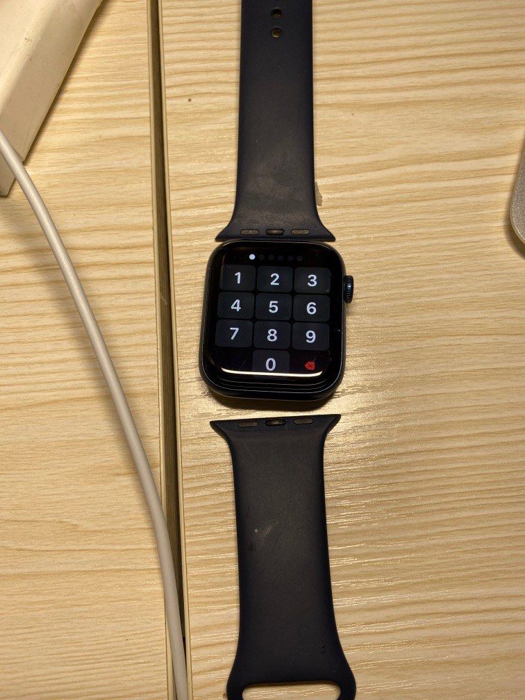Apple Watch s6 GPS版44mm 藍色, 手提電話, 智能穿戴裝置及智能手錶