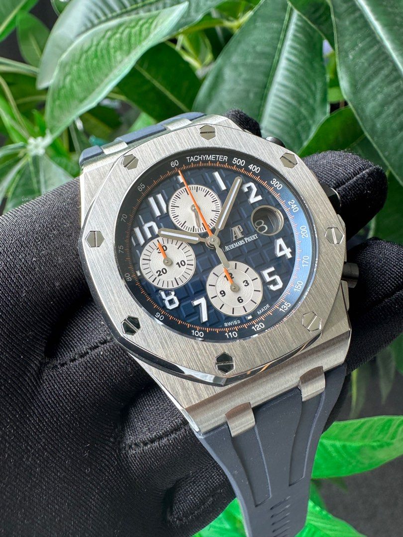 Audemars piguet royal oak navy blue outlet