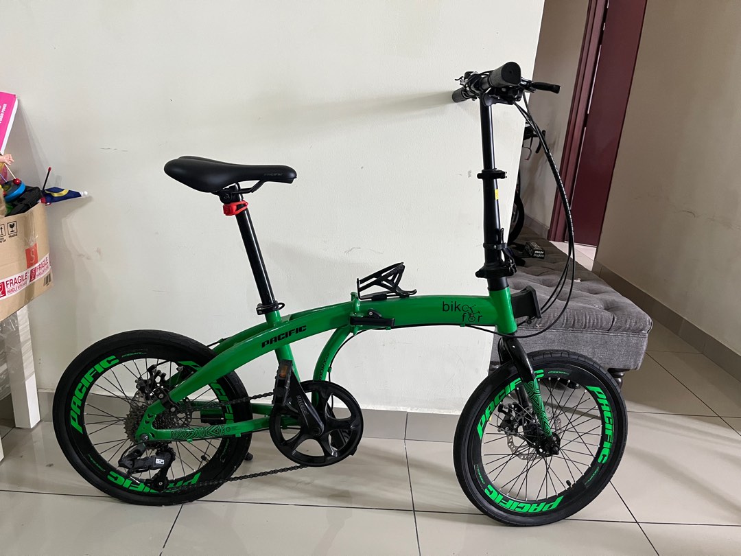 Authentic Pacific Folding Bike Murah, Sports Equipment, Bicycles & Parts, Bicycles on Carousell