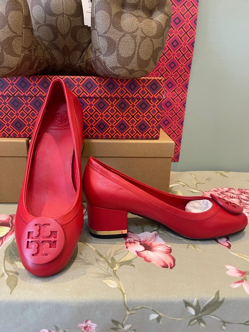 Tory burch online pink heels
