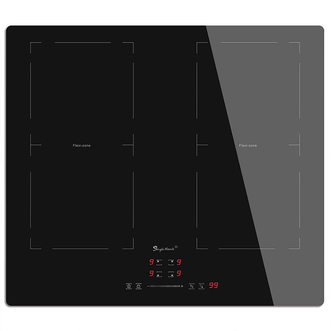 [B1874] Induction Hob Flexi Zones, Electric Cooktop 60cm Builtin Hob