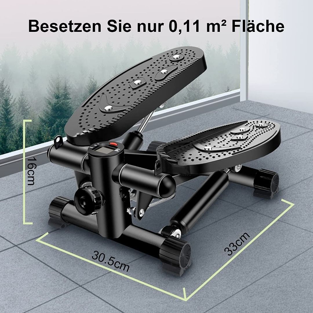 Stepper and shop twister exercise machine