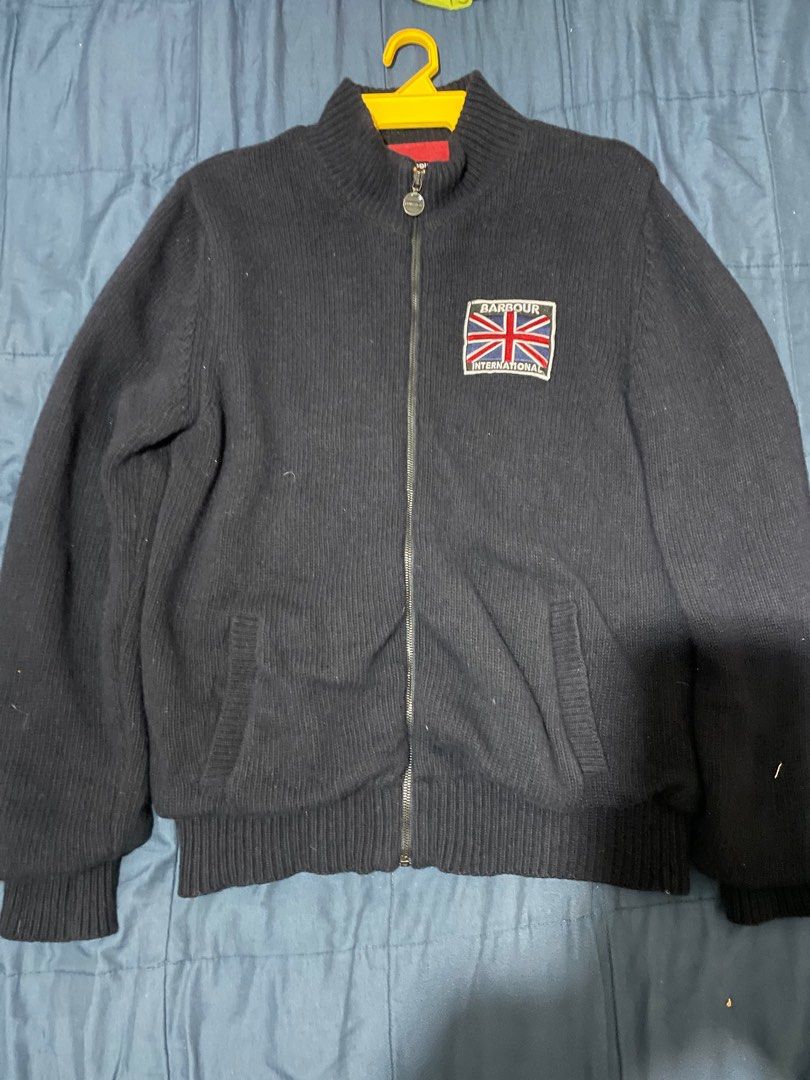 Barbour knitted discount jacket