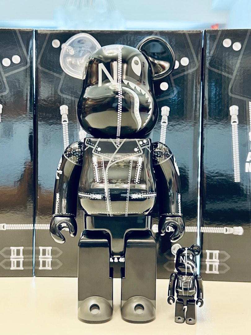 現貨」BEARBRICK BE@RBRICK A BATHING APE(R) × NEIGHBORHOOD(R) NBHD 