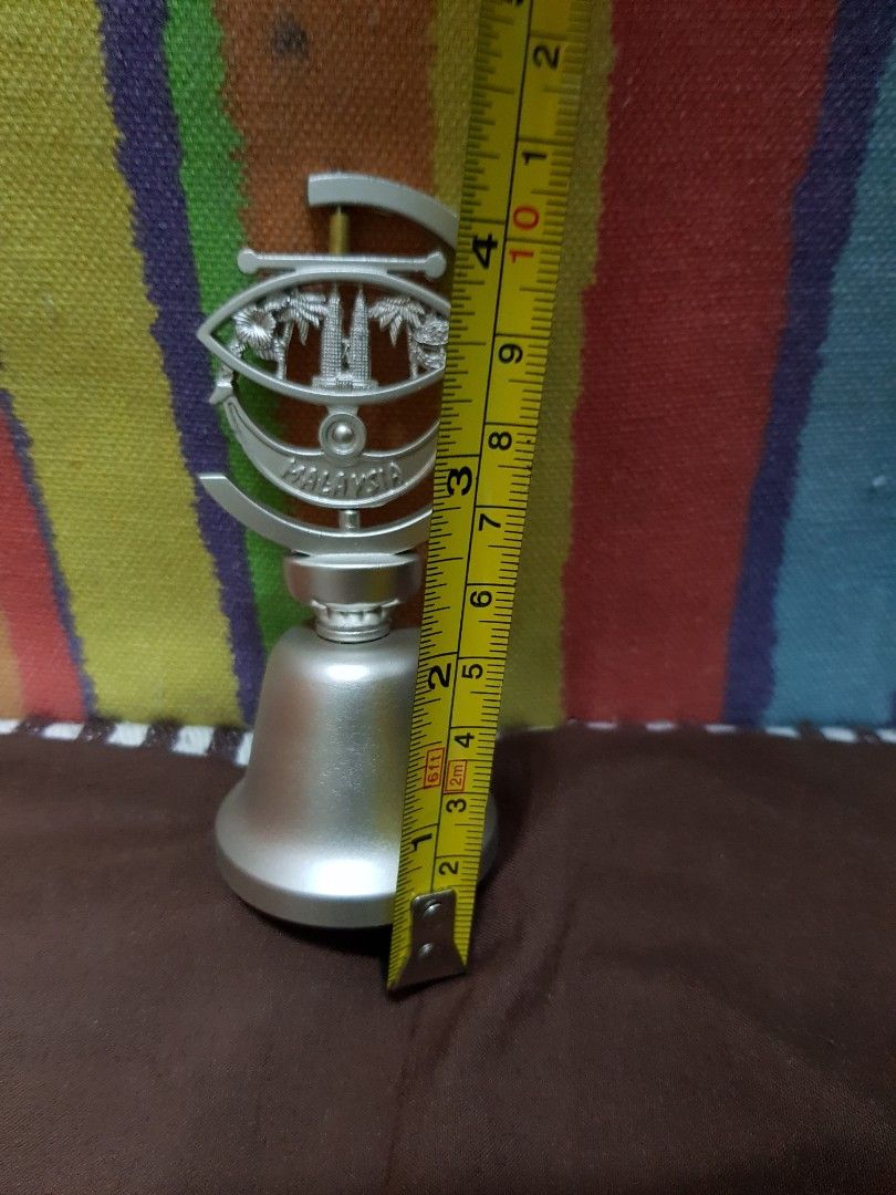 Beautiful Table bell with wau (malaysian kite) handle, Furniture & Home