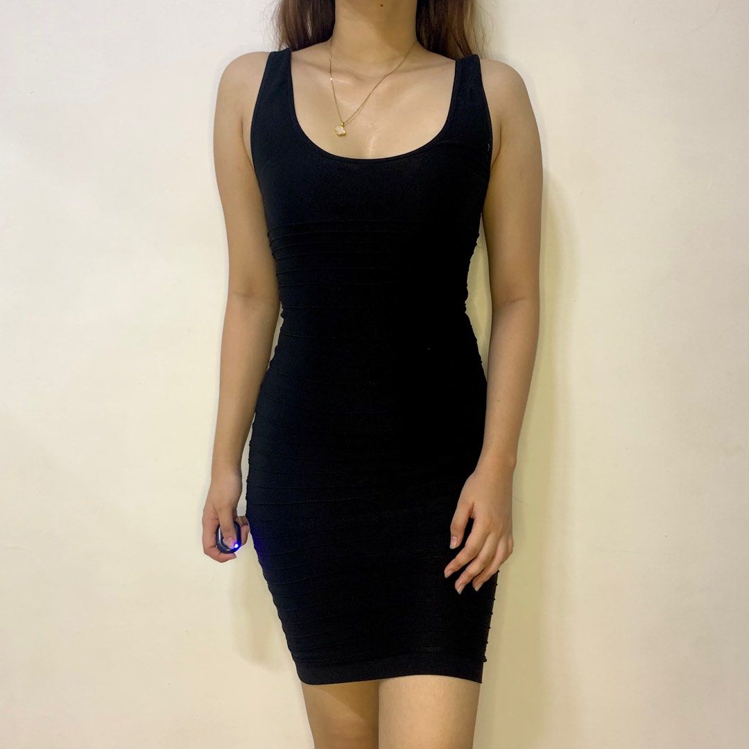 Bebe black deals bodycon dress