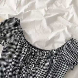 Black Off Shoulder Top