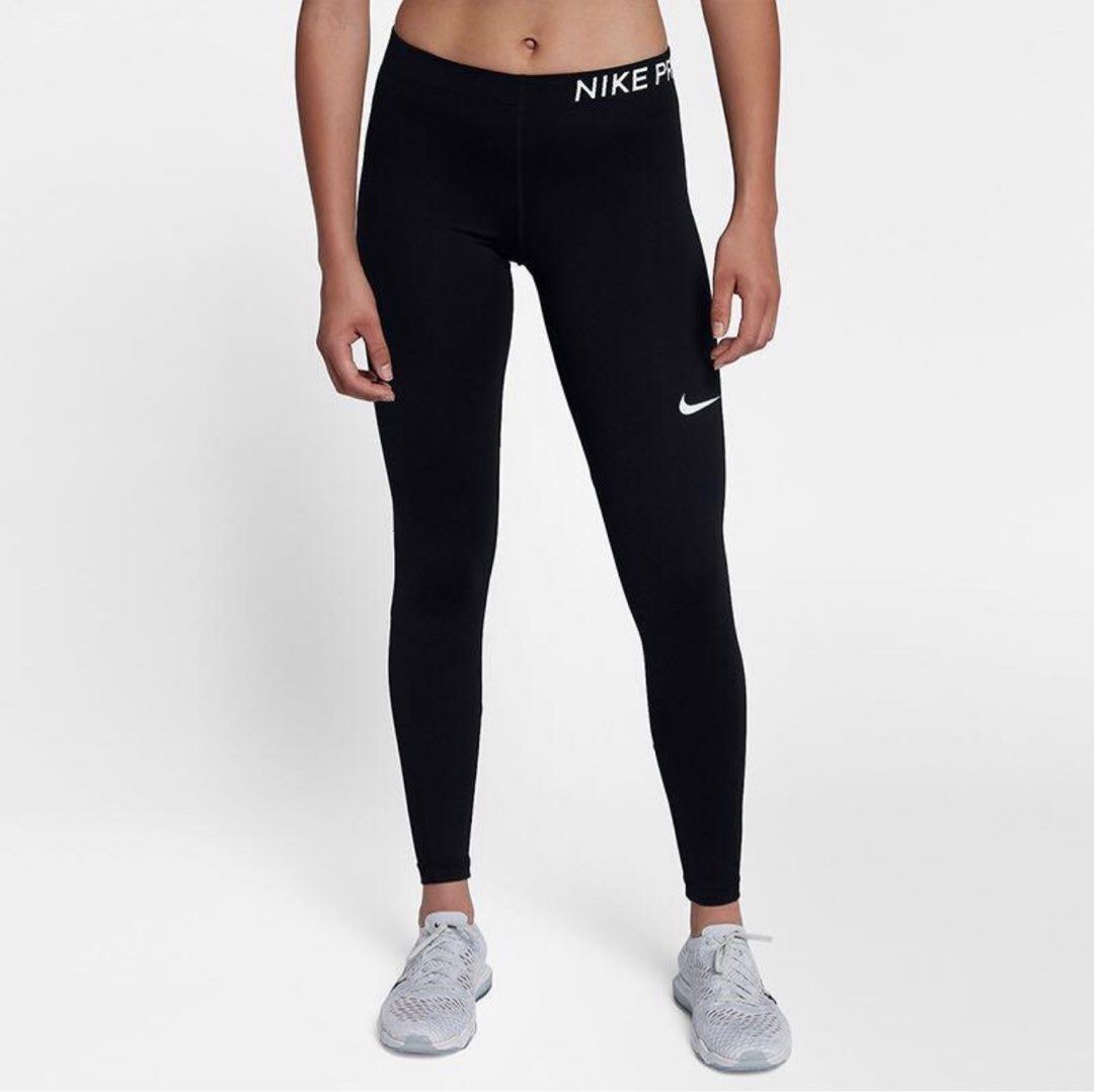 BNWT Nike Pro Full Length Tights, Women's Fashion, Activewear on Carousell