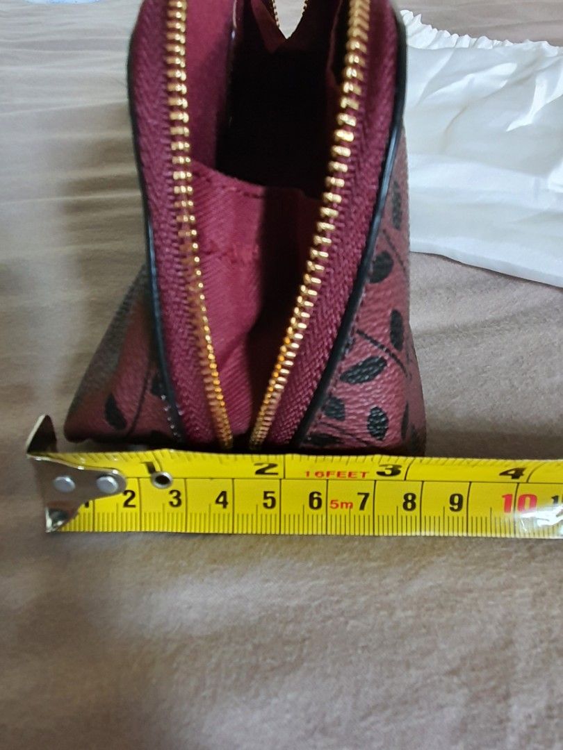 Coach makeup bag black best sale