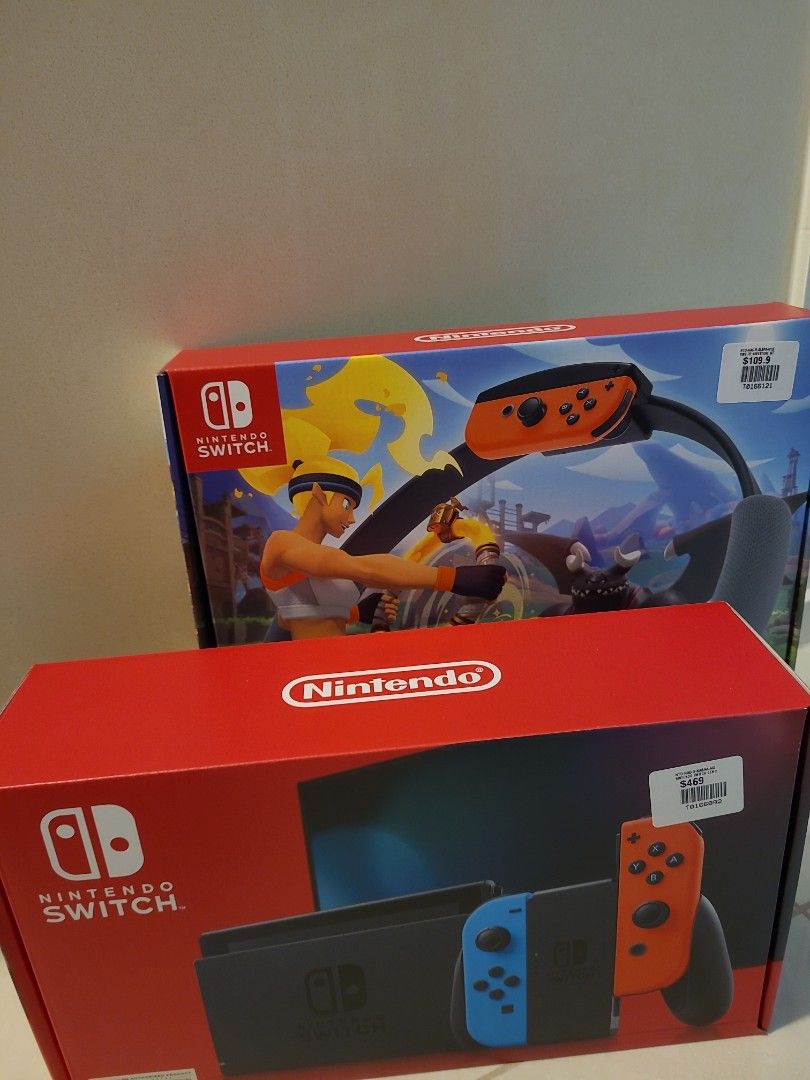 Brand New Nintendo Switch Gen 2 + Ring Fit Adventure, Video Gaming ...