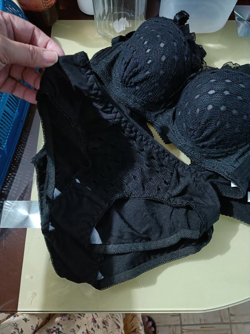 Buy Bra Panty Set Sale Terno Black online