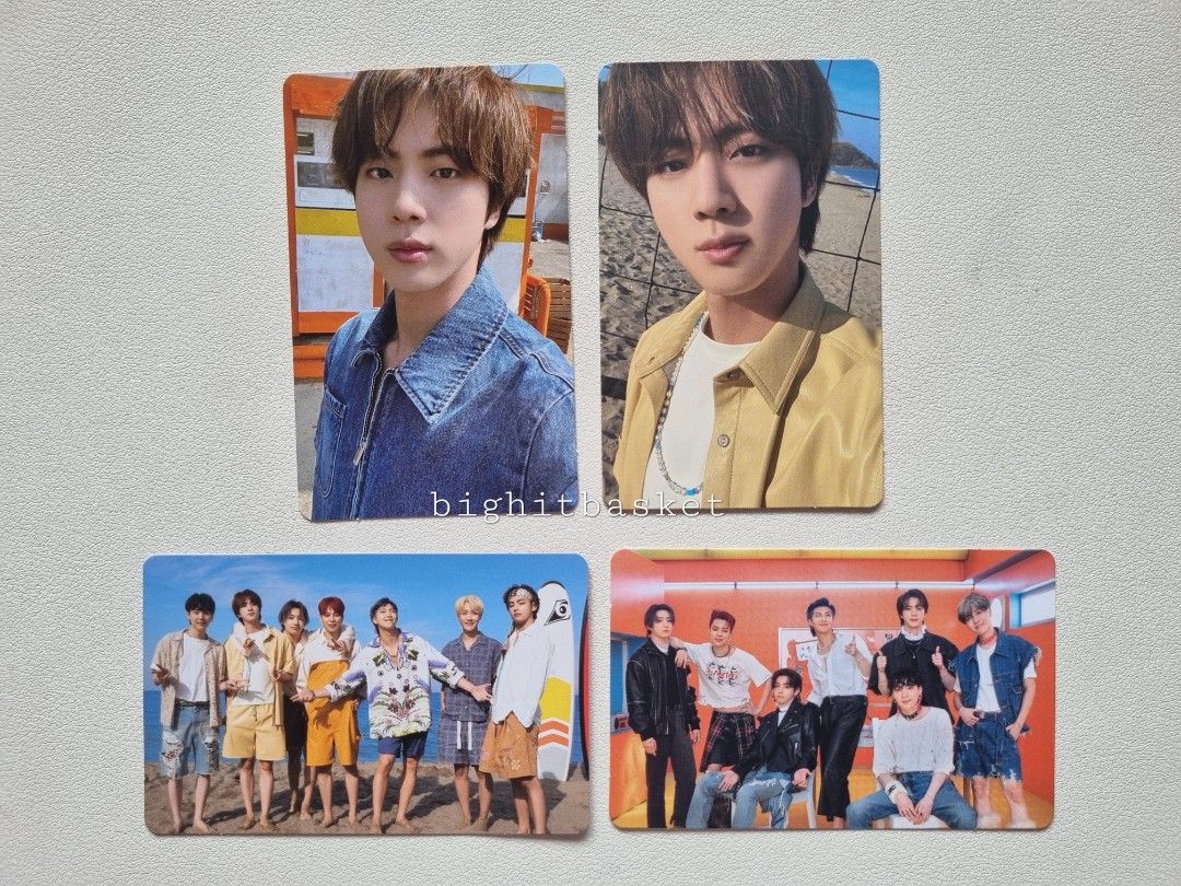 BTS Butter Group & Jin photocard SET, Hobbies & Toys, Memorabilia