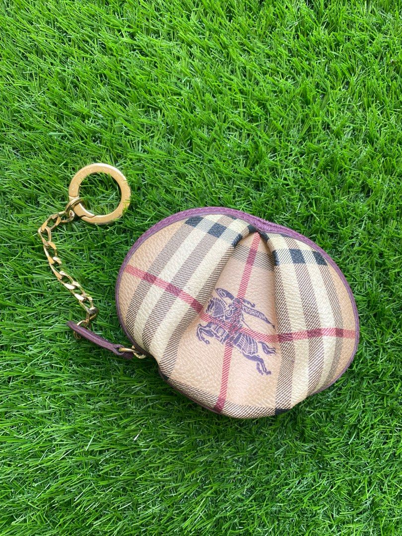 Burberry round coin purse online