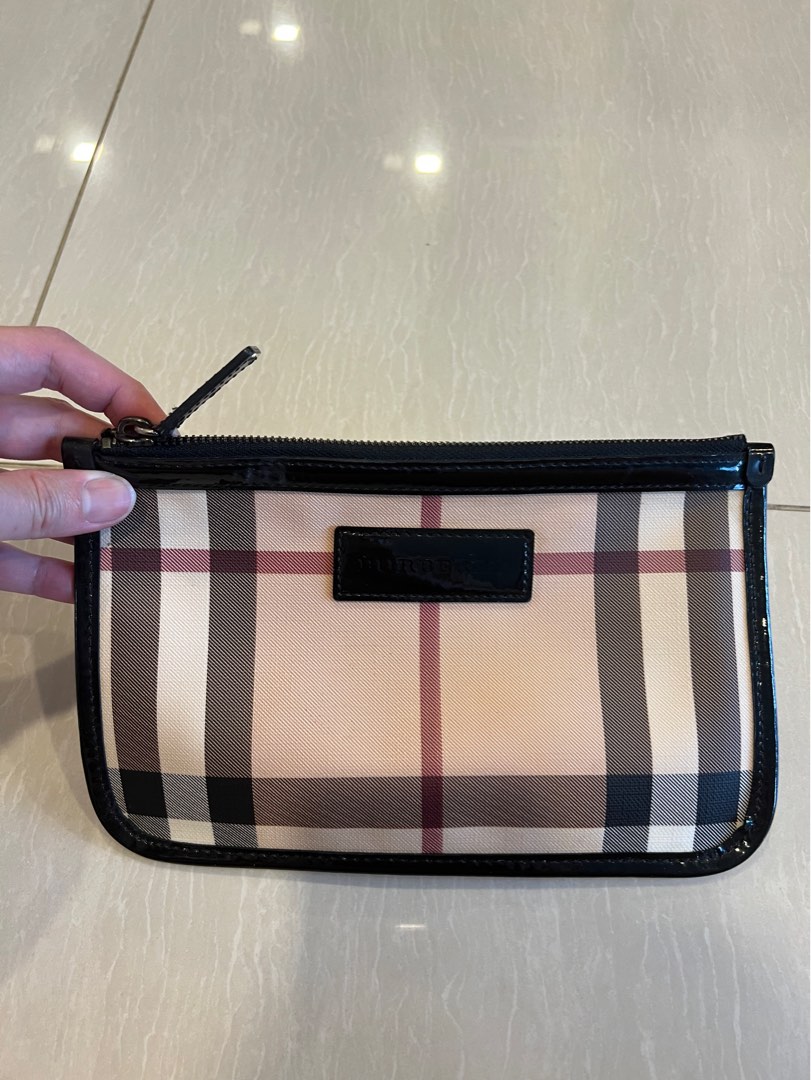 Burberry Pouch, Luxury, Bags & Wallets on Carousell