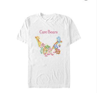 美國購回care bears上衣S 白色T-shirt