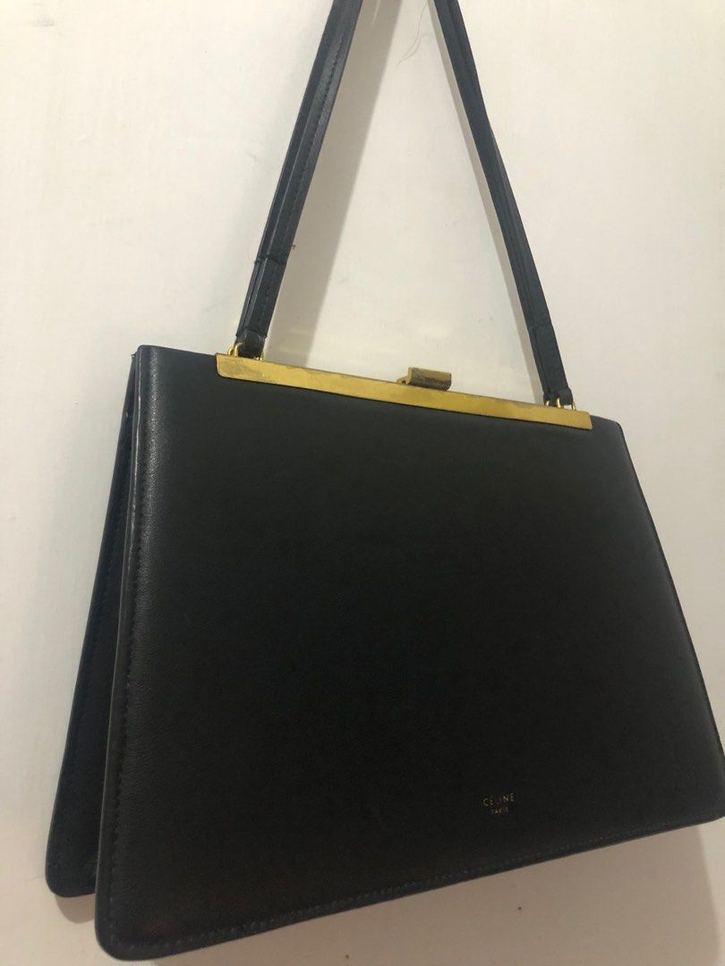 Celine Black Lizard Mini Clasp Bag At 1Stdibs Celine Mini Clasp Bag |  Lupon.Gov.Ph