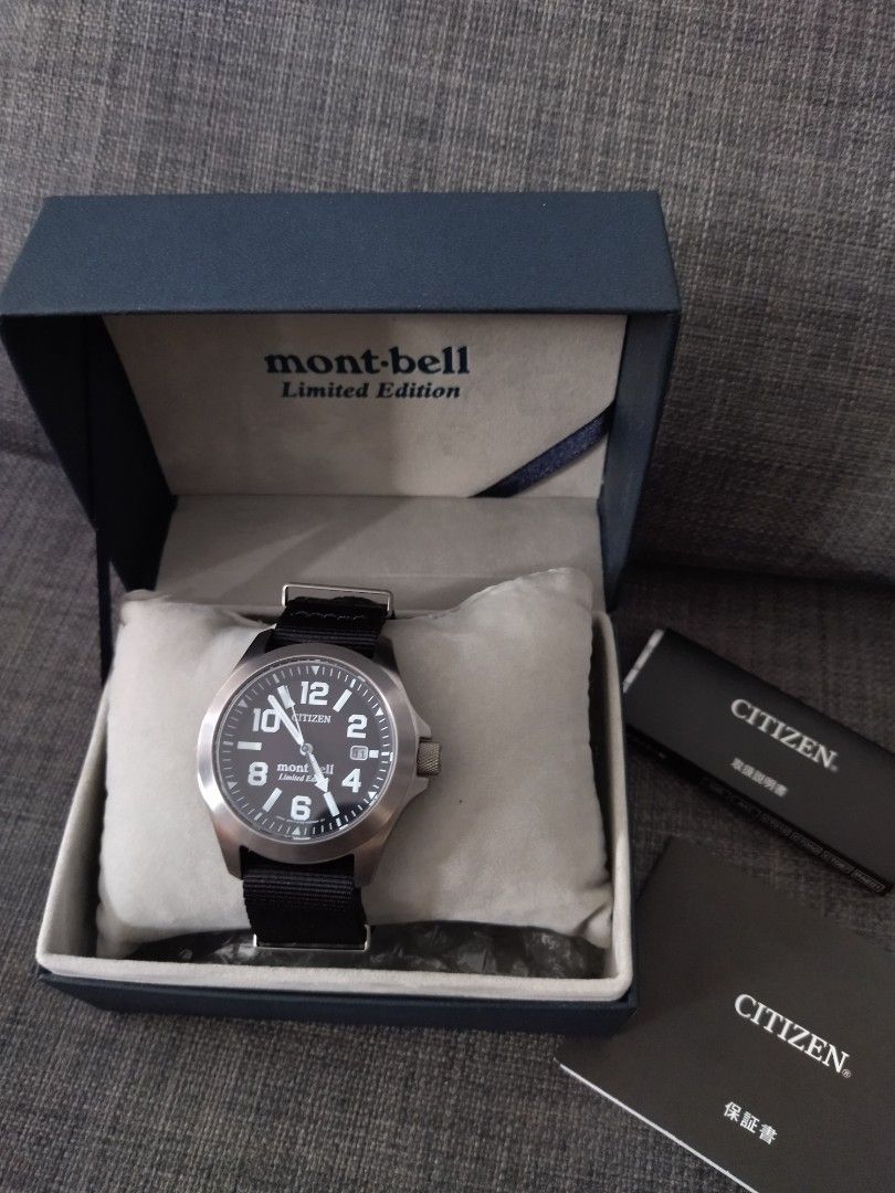 Citizen x montbell eco drive titanium