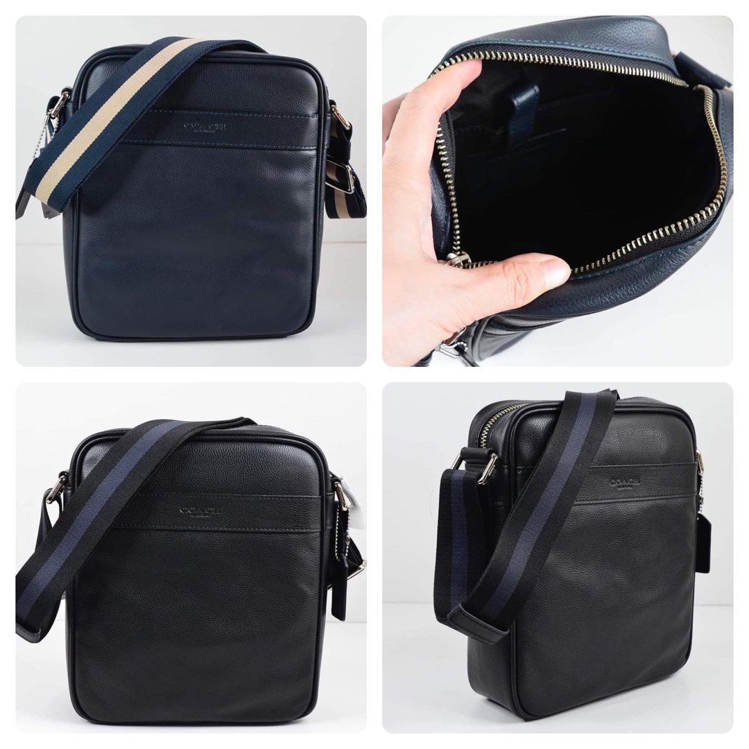 coach charles backpack sling F54770 Tas Pack Midnight Balilene Introducing the Coach Racer Sling Pack in a sophisticated Gunmetal/Charcoal/Black color scheme Coach Men Slim Backpack Sling
