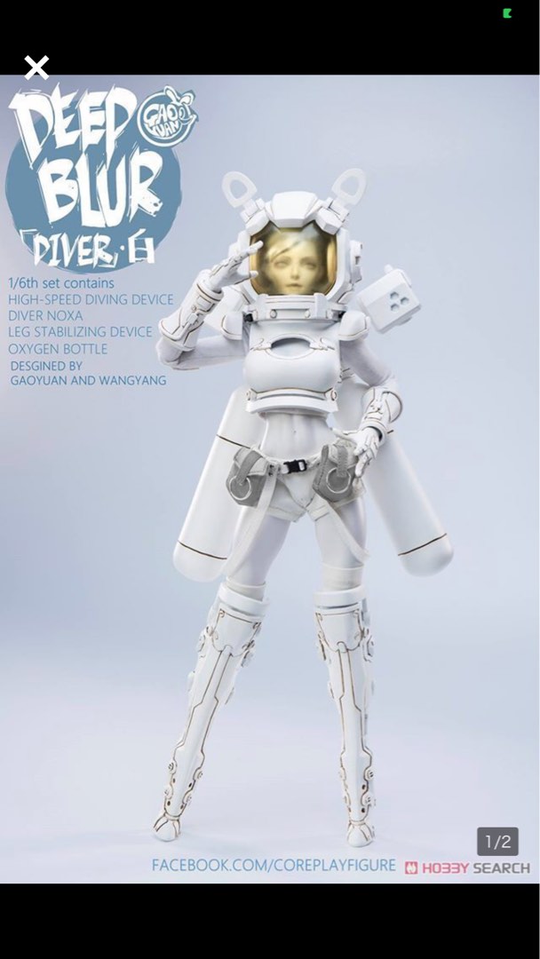 Deepblurフェイスダイバー ディープブラー コアプレイ ホットトイズ