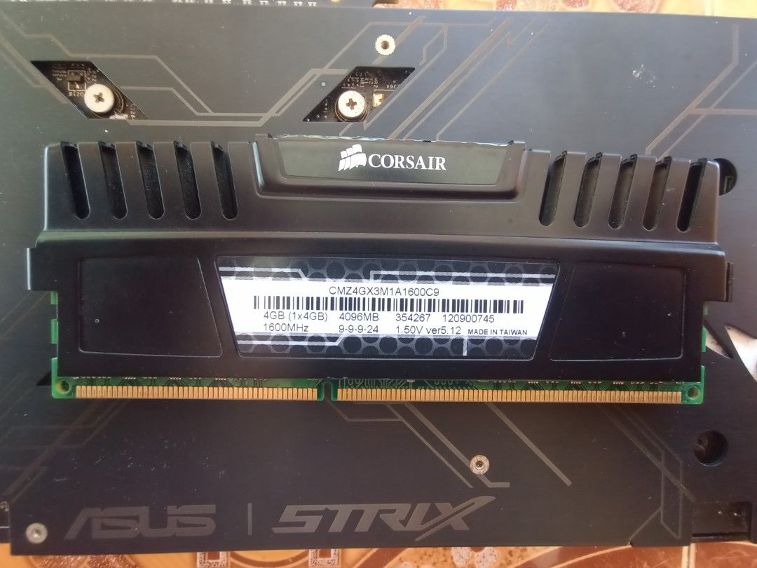 Corsair Vengeance 4GB DDR3 RAM Kit 1600Mhz Computers Tech