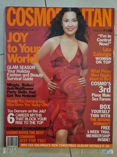 Cosmopolitan Magazine December 2000 Lea Salonga