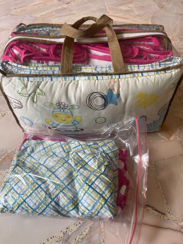 Cot Bumpers and cot covers x2, Babies & Kids, Baby Nursery & Kids Furniture, Cots & Cribs on