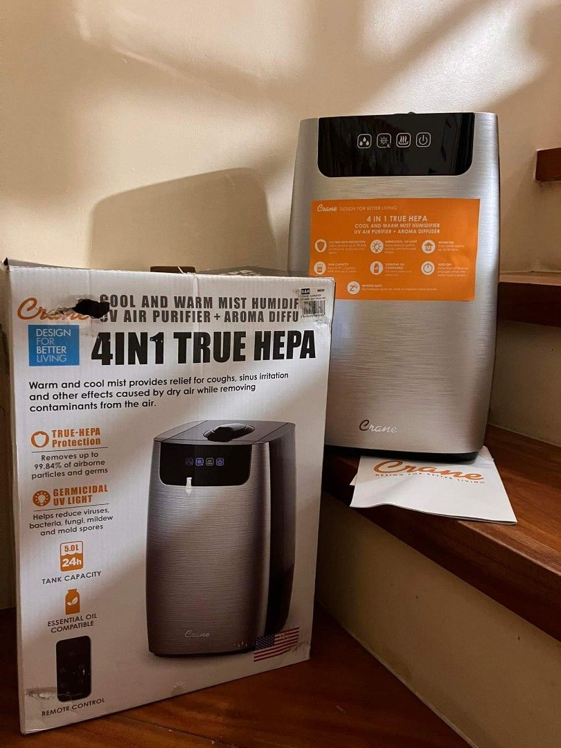 Crane 4 in 1 shop air purifier review