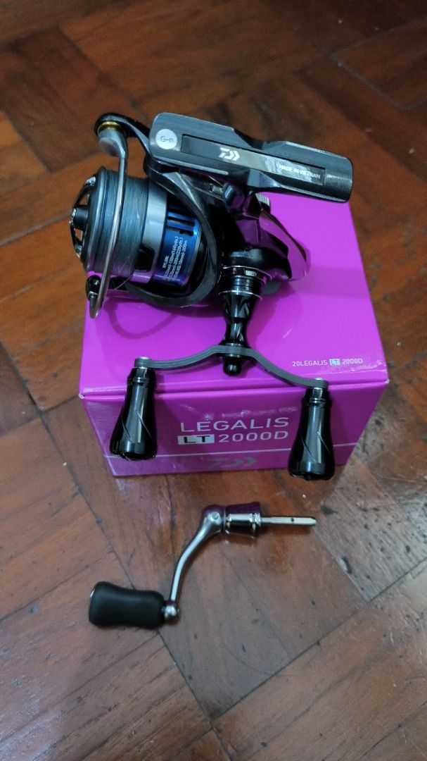Daiwa Legalis LT 2000D Spinning Reel + Gomexus Double Handle + Original ...