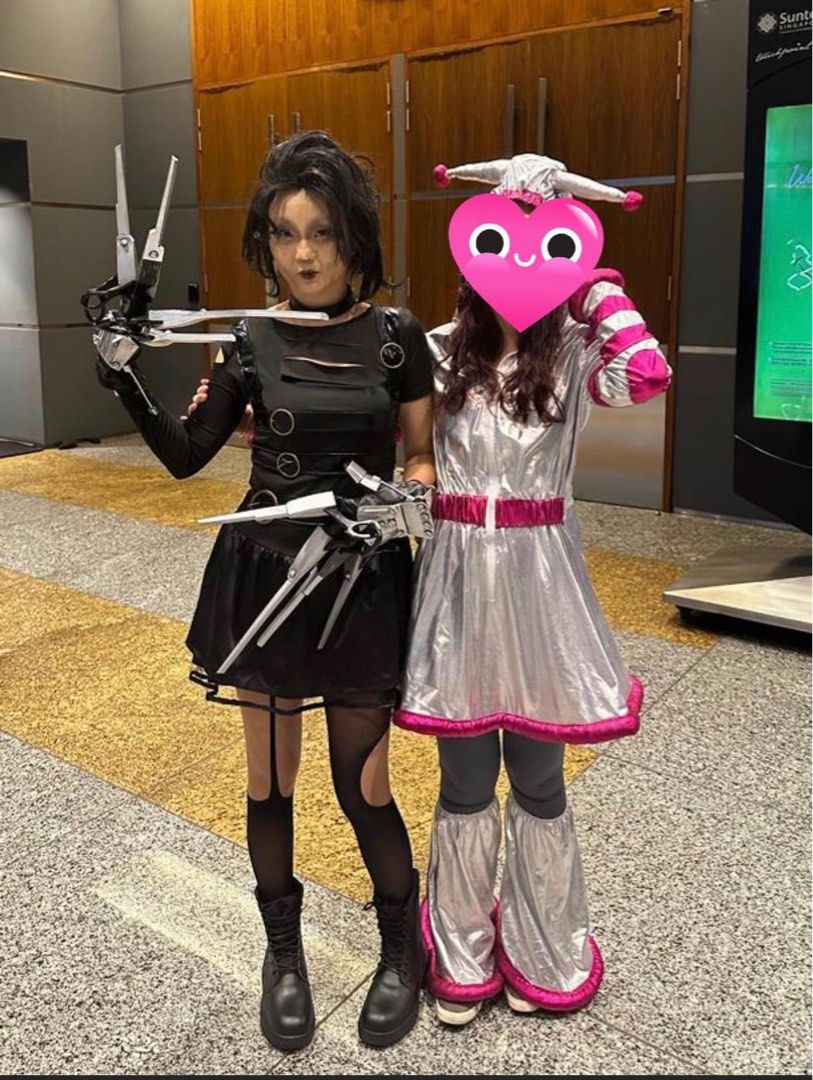D D Cosplay Edward Scissorhands Costume Luxury Apparel on Carousell