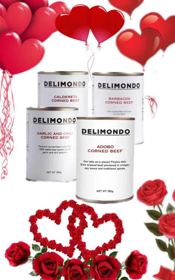 Delimondo Corned Beefs (Category: Packaged & Instant Food) located in Manila. Submitted by virtualtindahanipaul (Listing ID 1162941312, Image 1). Description: 🐄 ADOBO Price: P187 🐄 CALDERETA Price: P189 🐄 GARLIC AND CHILI Price: P187 🐄 BARBACOA Price: P199 🐄 TAPA Price: P187 🐄 RANCH STYLE Price: P179 indicated price per: 380 g can.