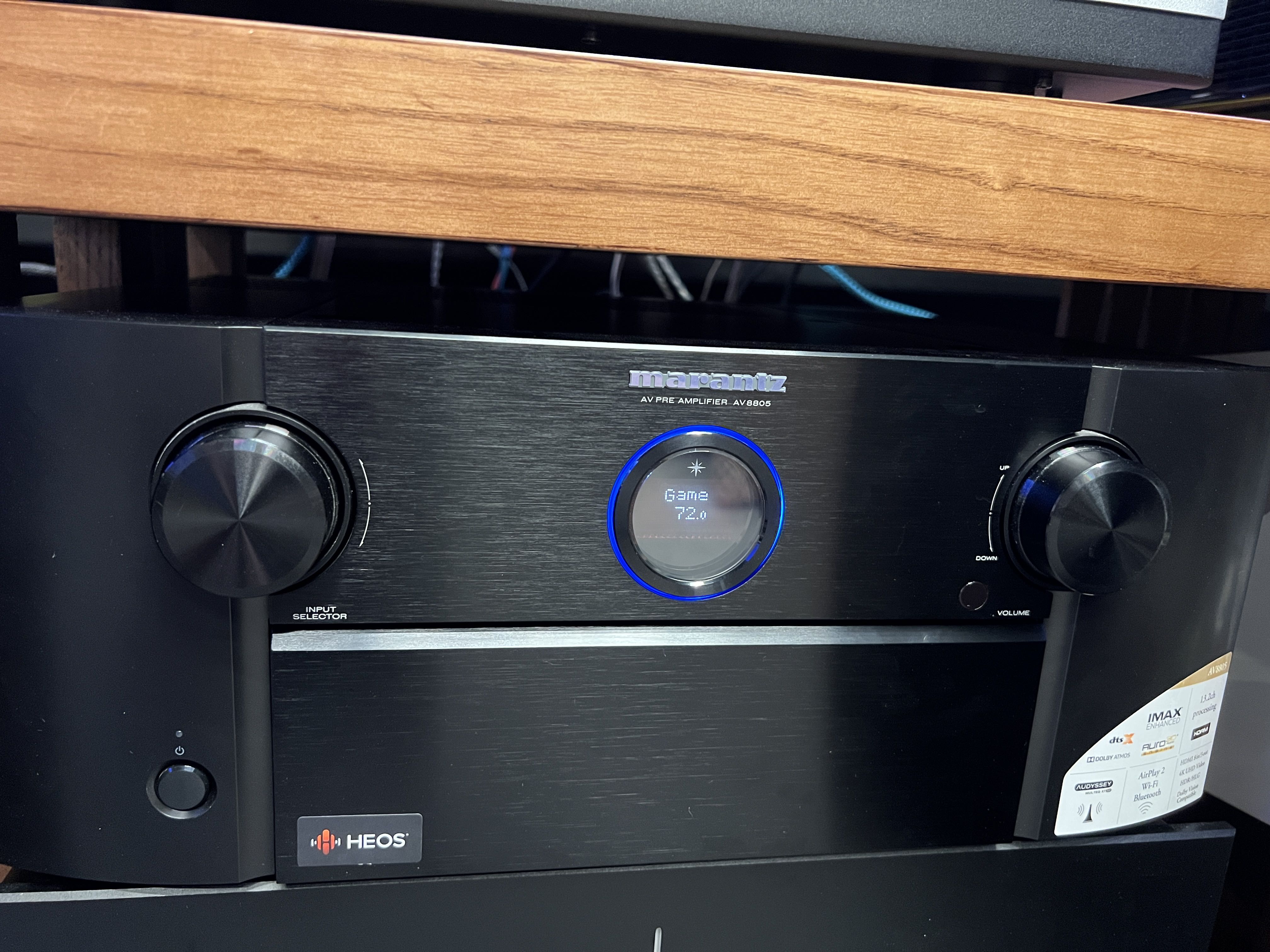 Demo pre+ power Set Marantz 8805 processor (Pure Pre Amp) + Starke