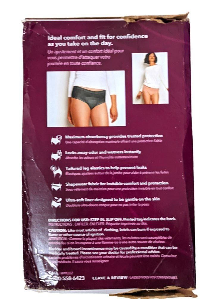 Depend Silhouette Incontinence/Postpartum Underwear for Women
