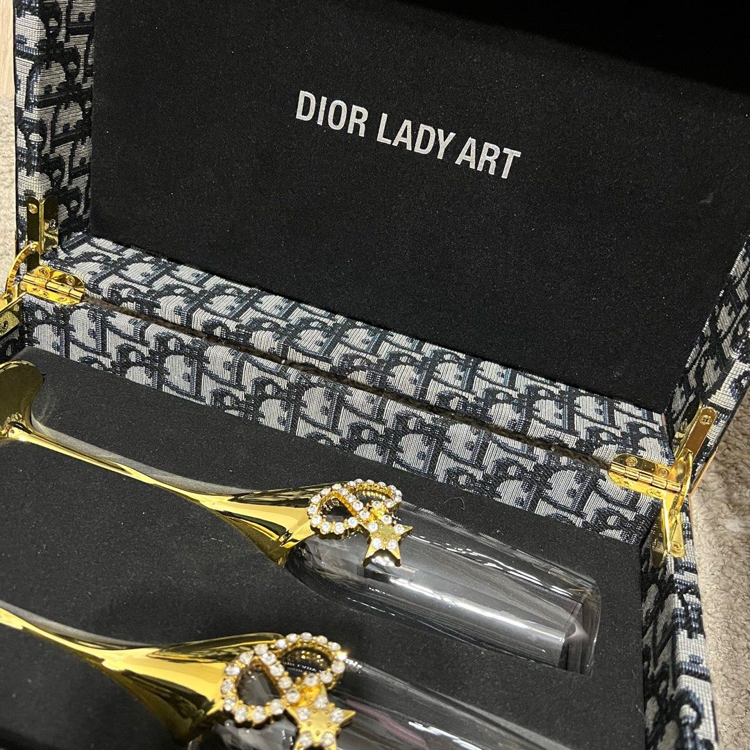 Dior champagne cheap glass